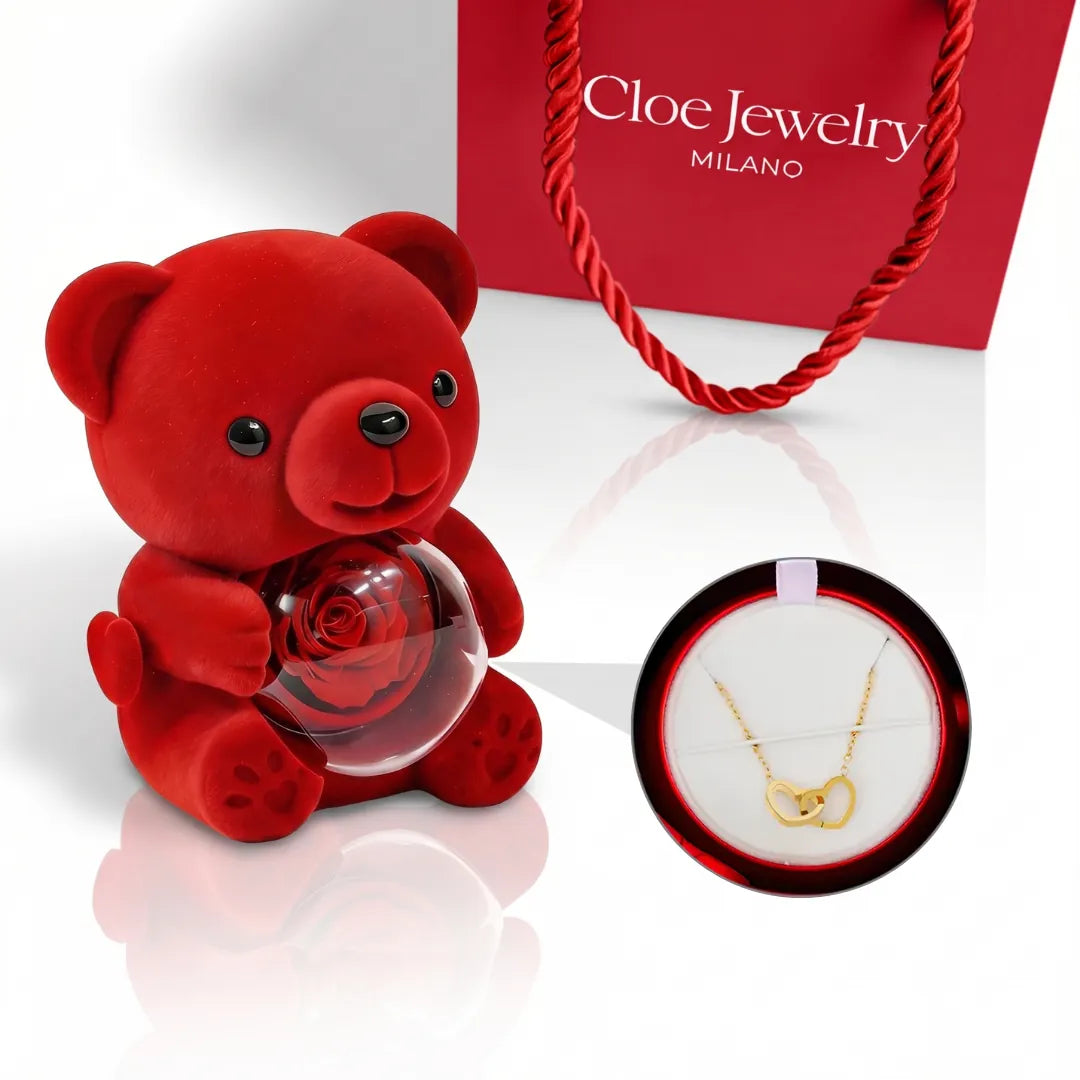 Miś "Wieczna Miłość" Dzień Matki (Zestaw)